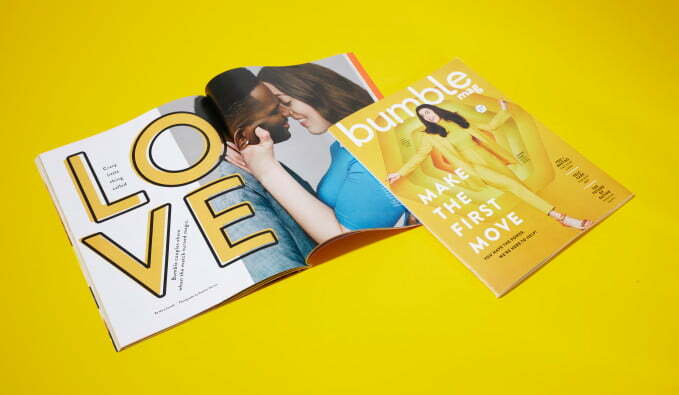 Bumble is going to print with its new lifestyle mag, Bumble Mag
